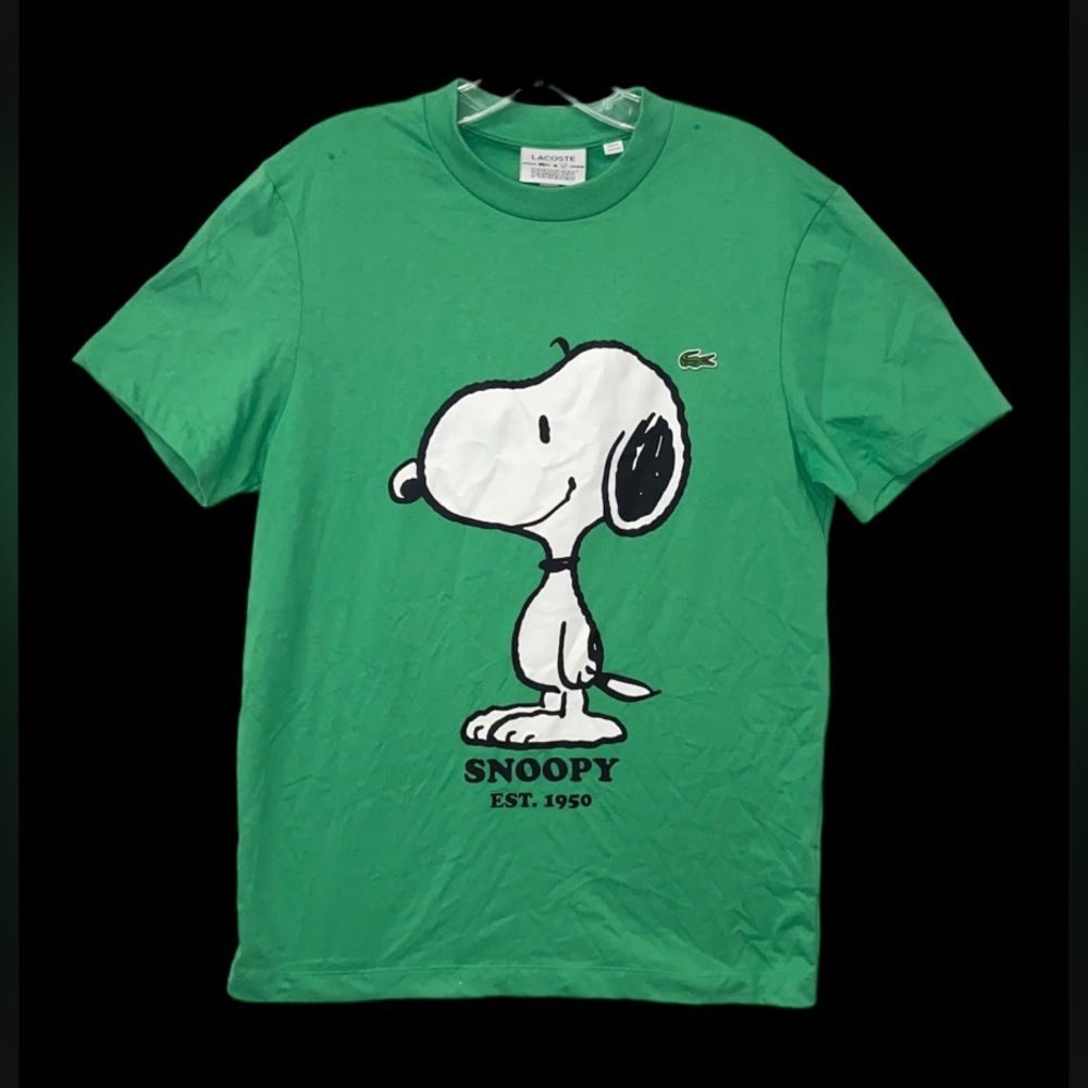 LACOSTE X PEANUTS ORGANIC COTTON TEE